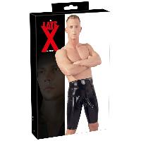 Dessous Men's Latex Cycling Shorts M M