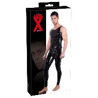 Dessous Men's Latex Jumpsuit 2XL 2XL
