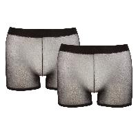 Dessous Pack 2 Boxers Translucides Taille Unique SML Dessous Pack 2 Boxers Translucides Taille Unique SML
