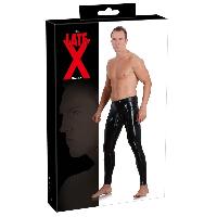 Dessous Pantalon en Latex avec Gaine pour Penis taille S