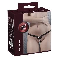 Dessous String en simili cuir S.L