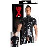 Dessous Tee Shirt en Latex avec Zip - M Noir