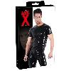 Dessous Tee Shirt en Latex - L - epaisseur 0.4mm - Noir