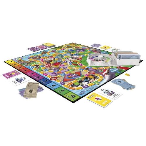 Jeu De Societe - Jeu De Plateau Destins Le jeu de la vie. Jeu de plateau pour la famille. 2 a 4 joueurs. pour enfants. des 8 ans. avec pions colorés. Hasbro Gaming