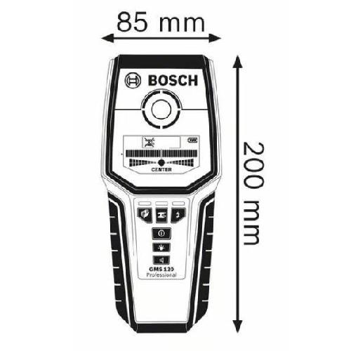 Environnement (qualite De L'air - Deperdition De Chaleur - Mesure Thermique - Hygrometre) Detecteur mural Bosch Professional GMS 120 -Sunrise- - 0601081004