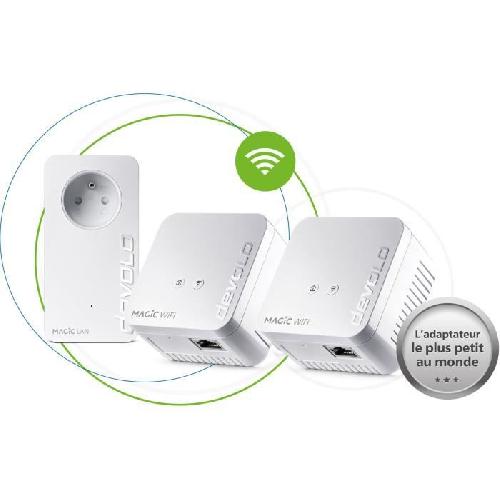 Courant Porteur - Cpl DEVOLO Magic 1 WiFi mini - Multiroom Kit - 3 adaptateurs CPL - 1200 Mbit-s