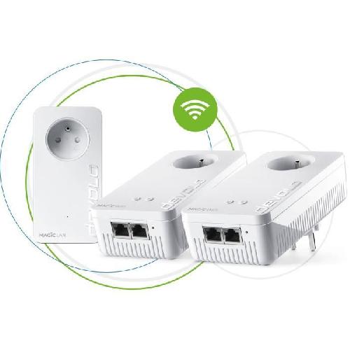 Courant Porteur - Cpl DEVOLO Magic 2 WiFi next - Multiroom Kit -3 adaptateurs CPL - 2400 Mbit-s