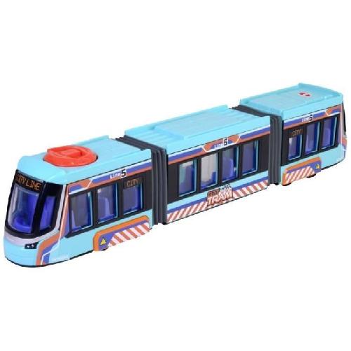 Vehicule Miniature Assemble - Engin Terrestre Miniature Assemble Dickie - Tram Siemens Avenio - 42 cm - Roues directionnelles - Portes ouvrantes