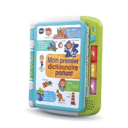 Livre Electronique Enfant - Livre Interactif Enfant Dictionnaire Parlant pour Enfant - VTECH - Mon Premier Dictionnaire Parlant - 200 Mots - 2 Ans Garantie