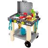 Dinette - Cuisine La Plancha + 12 Accessoires inclus. Jeu d'imitation. Outillage de jardin pour enfants. Jouets Ecoiffier 4669. Des 18 mois. Fabriqué