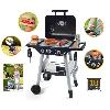 Dinette - Cuisine Smoby - BBQ Grill - Barbecue pour enfant - 18 accessoires - Fonctions flammes rétractables et boutons sonores - Fabriqué en France