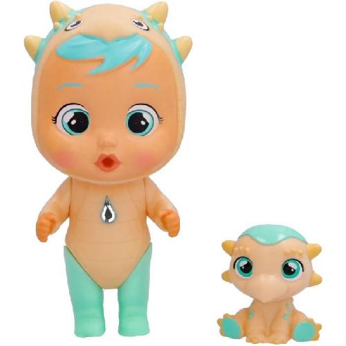 Poupee Dino Icy World Cry Babies Magic Tears -Mini poupée a collectionner. A partir de 3 ans