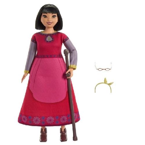 Poupee Disney Dahlia du Royaume de Rosas Poupée Wish articulée avec vetements amovibles. accessoires et canne HPX24