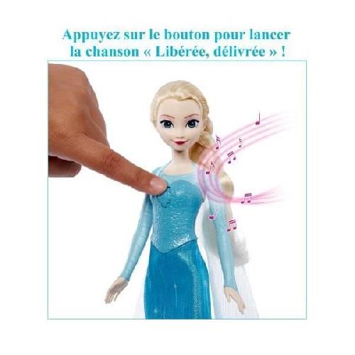 Poupee Disney-La Reine Des Neiges-Elsa Poupée Chantante-Chanson En 4 Langues - 3 ans+- JDX48