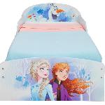 Disney La Reine des Neiges - Lit pour enfants avec espace de rangement sous le lit pour matelas 140cm x 70cm
