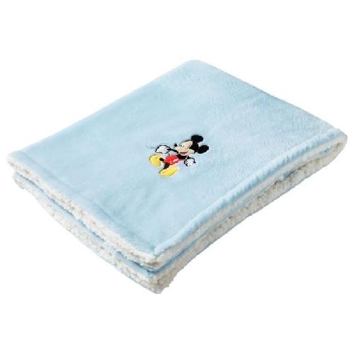 Edredon - Couverture - Plaid Bebe DISNEY Mickey Couverture - 75 x 100 cm