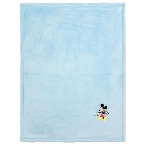 Edredon - Couverture - Plaid Bebe DISNEY Mickey Couverture - 75 x 100 cm