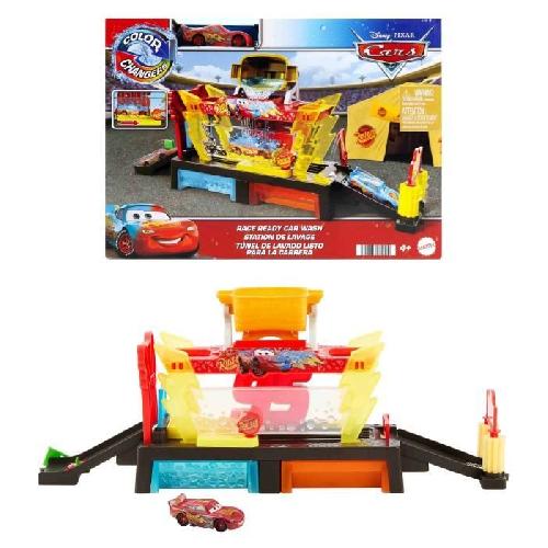 Vehicule Pour Circuit Miniature Disney Pixar-Station De Lavage Cars Color Changers-Coffret - 4 ans+- JBM70