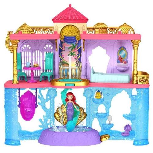 Poupee Disney Princesses - Coffret Le Château Deluxe de Ariel - Figurine - 3 ans et + - MATTEL - HLW95 - POUPEE MANNEQUIN DISNEY