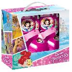 Accessoire Plein Air - Piece Detachee Plein Air DISNEY PRINCESSES Set Patins a Roulettes avec Coudieres/Genouilleres