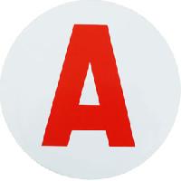 Disque A Jeune conducteur moto adhesif