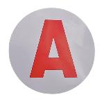 Stickers Multi-couleurs Disque Adhesif A Moto Jeune Conducteur