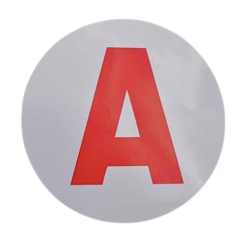 Stickers Multi-couleurs Disque Adhesif A Moto Jeune Conducteur