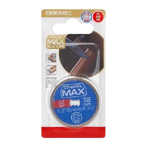 Accessoire - Consommable Machine Outil Disque dé découpe haute longévité EZ SpeedClic Dremel Max S456 - ø38mm pour métaux