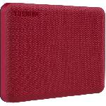 Disque dur externe - TOSHIBA - Canvio Advance - 1 To - Rouge