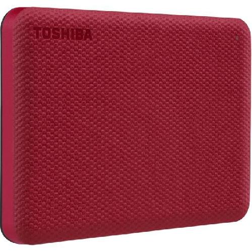 Disque Dur Externe Disque dur externe - TOSHIBA - Canvio Advance - 1 To - Rouge