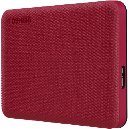 Disque Dur Externe Disque dur externe - TOSHIBA - Canvio Advance - 1 To - Rouge