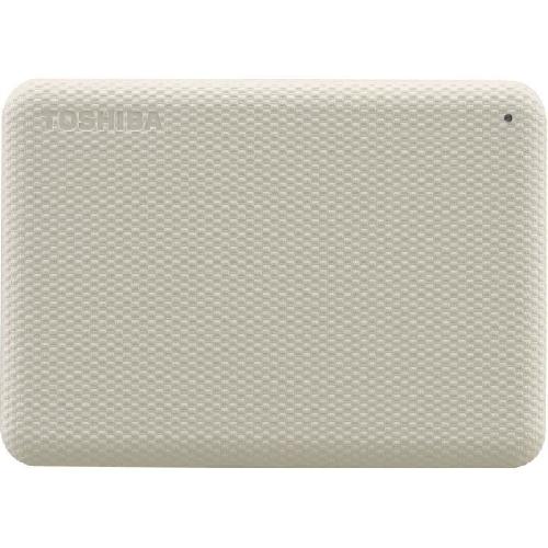 Disque Dur Externe Disque dur externe - TOSHIBA - CANVIO ADVANCE - 2 To - Blanc - Logiciels de sécurité et sauvegarde inclus