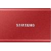 Disque Dur Ssd Externe SAMSUNG - SSD externe - T7 Rouge - 2To - USB Type C (MU-PC2T0R/WW)