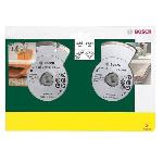 Disques diamants BOSCH pour carrelage et materiaux de construction - 2 disques O 125mm