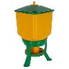 Distributeur D'aliment Nourrisseur automatique - KERBL - 30 L - Jaune/Vert - Nettoyage facile - Montage sans outils