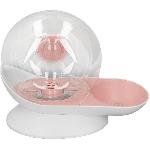 Fontaine A Eau Distributeur d'eau avec filtre - Mpets - SNAIL - 2800 ml - Blanc. Rose & Transparent