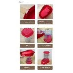 Fontaine A Eau Distributeur d'eau pour chat et chien NADIR - Plastique - 3L - Antiderapant - FERPLAST