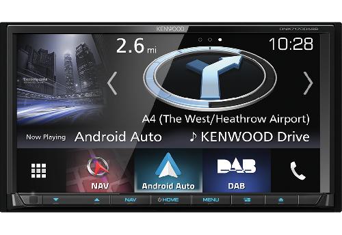 DNX7170DABS - Systeme navigation 7 pouces WVGA Bluetooth radio DABApple carplay