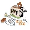 Docteur - Infirmiere - Veterinaire Smoby - Mallette vétérinaire - 1 peluche panda et de nombreux accessoires - Produit 2 en 1 : Cage de transport