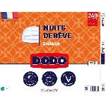 Couette DODO - Couette extra chaude - NUITS DE REVE - 220 x 240 cm - 400gr/m² - Blanc