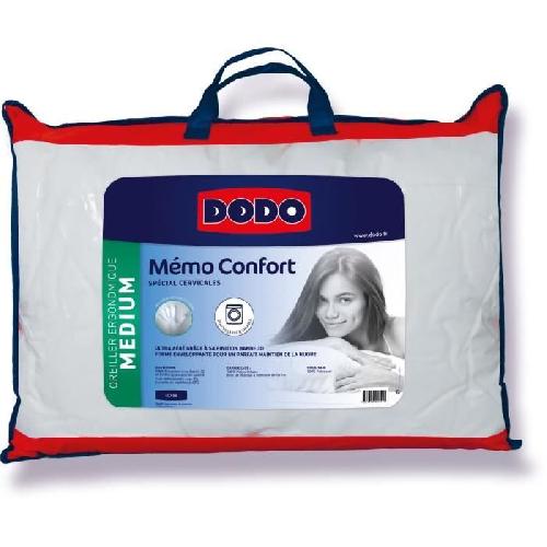 Oreiller DODO - Oreiller Memo confort - 40 x 55 cm - Blanc