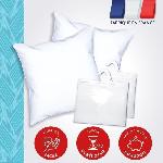 Oreiller DODO Pack 2 oreillers tendance 60x60cm + 2 protege oreillers imperméable 60x60 cm - Garnissage 100% Polyester