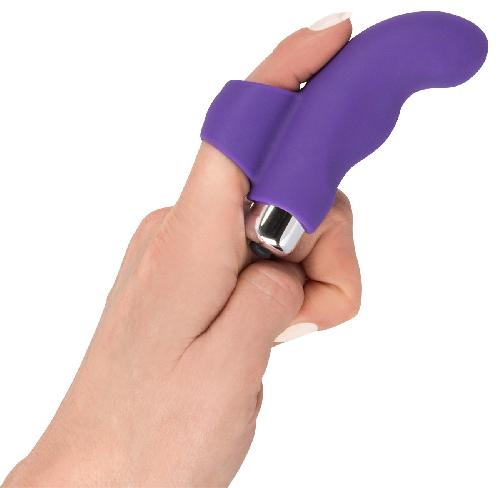Stimulateurs externes Doigt Vibrant Smile en Silicone