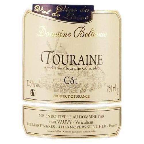 Vin Rouge Domaine Bellevue 2018 Touraine - Vin rouge du Val de Loire