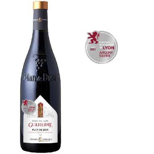 Vin Rouge Domaine Dame Guilherme Plan de Dieu 2021 Cotes du Rhone Villages - Vin rouge de la Vallee du Rhone