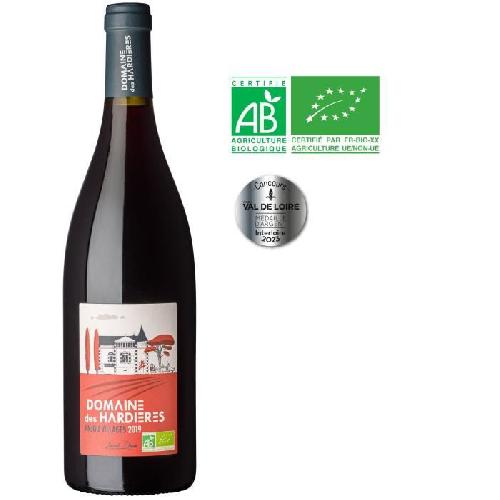 Vin Rouge Domaine des Hardieres 2019 Anjou Villages - Vin rouge de la Val de Loire - Bio