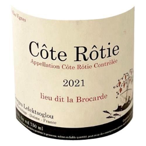 Vin Rouge Domaine Georges Lelektsoglou Lieu dit La Brocarde 2021 Côte Rôtie - Vin Rouge de la Vallée du Rhône