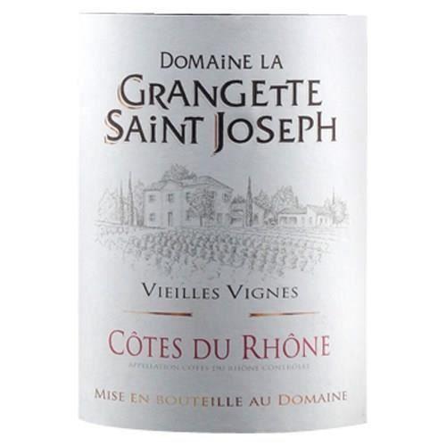 Vin Rouge Domaine la Grangette Saint-Joseph  AOC Côtes du Rhône - Vin rouge du Rhône Bio