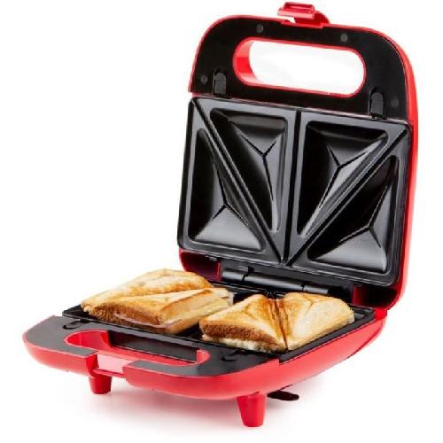 Croque Monsieur DOMO - DO9242W - Appareil a croque monsieur - 5 en 1 - 5 jeux de plaques anti-adhésives interchangeables - 750W