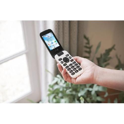 DORO Telephone mobile 7030 - 4G LTE - microSD slot - GSM - 320 x 240 pixels - 3 MP - rouge